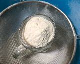 A picture of step 1 of Tortilla Bread or Shawarma Bread.