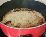 A picture of step 13 of Zafrani Pulao.