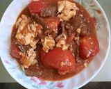 Foto langkah ke 5 dari resep Daging sapi masak totel(tomat telur).