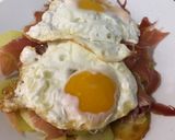 Foto del paso 5 de la receta: Huevos rotos con jamón de la primera prueba
