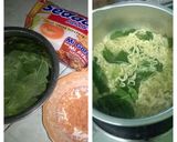 Foto langkah ke 4 dari resep Poached Egg (Telur Ceplok Rebus) dengan Mie Goreng.