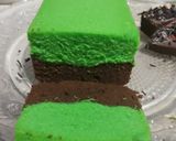 Foto langkah ke 9 dari resep Brownies Lapis Kukus Super lembuutt.