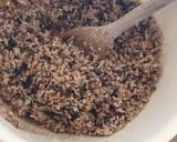 A picture of step 3 of Low Carb Coconut Granola Bars.