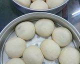 Gambar langkah 3 resipi Kue pau inti kacang merah #Umie.
