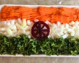 A picture of step 2 of Tri color salad.