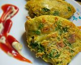 A picture of step 4 of Vegan omelets.
