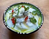 Une image de l'étape 7 de 🌶️Feuilleté poivrons 🫑 feta sauce 🍶yaourt grec 🍃🌱.