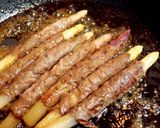 醬燒牛肉蘆筍捲的食譜步驟2照片