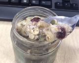 Foto langkah ke 5 dari resep Overnite oats buah naga dan pisang.