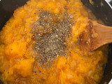 Salsa de zapallo para tallarines
