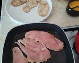 Gombás-sajtos "rakott" csirkemell recept fázis 3 fotója