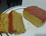 Foto del paso 5 de la receta: Torta 🍰vegana de banana🤪 con dulce de guayaba🍯🍌🍊