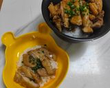 รูปขั้นตอนการทำที่ 3 ของ ไก่เทริยากิ สำหรับพ่อและลูกน้อย