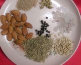A picture of step 3 of Sabja (Basil) Seeds Thandai.