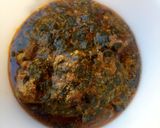 A picture of step 10 of Spicy vegetable soup with zogale and groundnut.