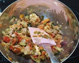 Foto del paso 2 de la receta: Quiche de verduras y atún, con masa de harina de espelta