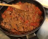 Une image de l'étape 7 de Bœuf aux poivrons bicolores,tomates,herbes et épices.