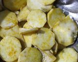 A picture of step 1 of Sweet Potato Chips.