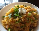 A picture of step 2 of Shezuwan poha.