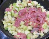 Foto del paso 4 de la receta: Espaguetis con calabacín y bacon