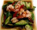 มะเขือยาวผัดใส่กุ้ง วิธีทำสูตร 5 รูป