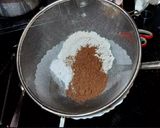 A picture of step 3 of Black Forest Cake.
