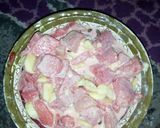A picture of step 2 of Hadin kayan marmari da madara.