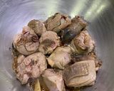 三杯雞米血的食譜步驟2照片