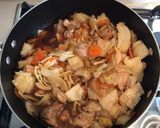 A picture of step 5 of Black vinegar chicken & vegetable rice bowl.