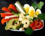 A picture of step 3 of My Cheese Salad Lunch 🥰#Lunch#Sidedish.