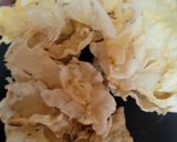 A picture of step 1 of Kudodi (fermented wheat papad) churma.