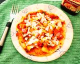 रोटी पिज़्ज़ा (roti pizza recipe in Hindi) रेसिपी चरण 4 फोटो