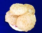 A picture of step 5 of Luchi / Puri.