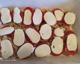 Paradicsomos mozzarellás csirkemell görög salátával (gm, lm) recept fázis 2 fotója
