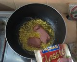Foto langkah ke 4 dari resep Creamy Fettucine Carbonara <50rb by ama(R)sak.