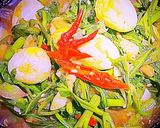 Foto langkah ke 4 dari resep Kangkung Tauco Telur Puyuh.