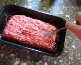 Foto del paso 2 de la receta: Pan de carne "sabrocito"🥩 y ensalada tibia🥙