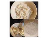 A picture of step 2 of Pakhala Bhata.