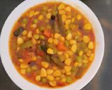 वेजिटेबल कॉर्न सूप (Vegetable corn soup recipe in hindi) रेसिपी चरण 7 फोटो