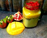 A picture of step 4 of Kiwi,mango smoothie.