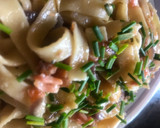 Foto del paso 5 de la receta: Pasta con salmón y roquefort