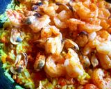 Foto del paso 5 de la receta: Arroz saborizado, mar y tierra
