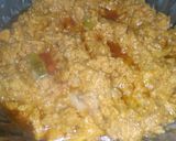 A picture of step 6 of Pishawri dum qeema.