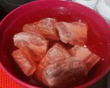 Hình bước làm 1 của món Sườn bò kho củ cải