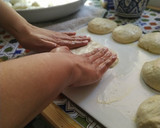 Foto del paso 1 de la receta: Pan de trigo Msemen Árabe