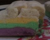 Foto langkah ke 5 dari resep Rainbow cake kukus (2 telur) ekonomis ^^.