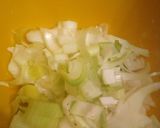 A picture of step 1 of No Fuss no Frills Cabbage 🥬 & Leek Soup.