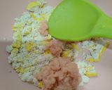 Foto langkah ke 1 dari resep Tahu Kukus Ayam Sayuran.