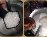 A picture of step 1 of Chocolate Idli.