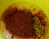 A picture of step 5 of Lahori chicken chargha.